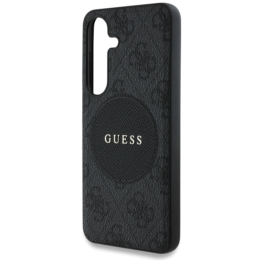 Futrola MagSafe za Samsung Galaxy S25 S931, Guess, 4G Circle Classic Logo, Crna