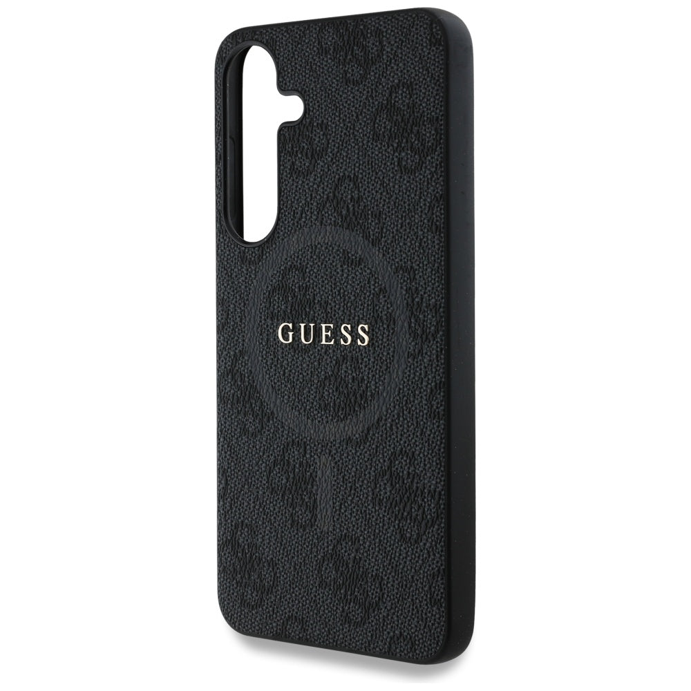 MagSafe futrola za Samsung Galaxy S25 S931, Guess, 4G Ring Classic Logo, Crna