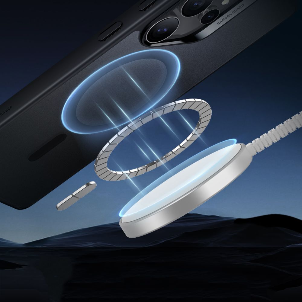 Futrola MagSafe za Samsung Galaxy S25 Ultra S938, ESR, Classic Hybrid, Crna Satinirana
