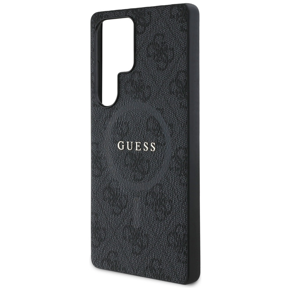 MagSafe futrola za Samsung Galaxy S25 Ultra S938, Guess, 4G Ring Classic Logo, Crna