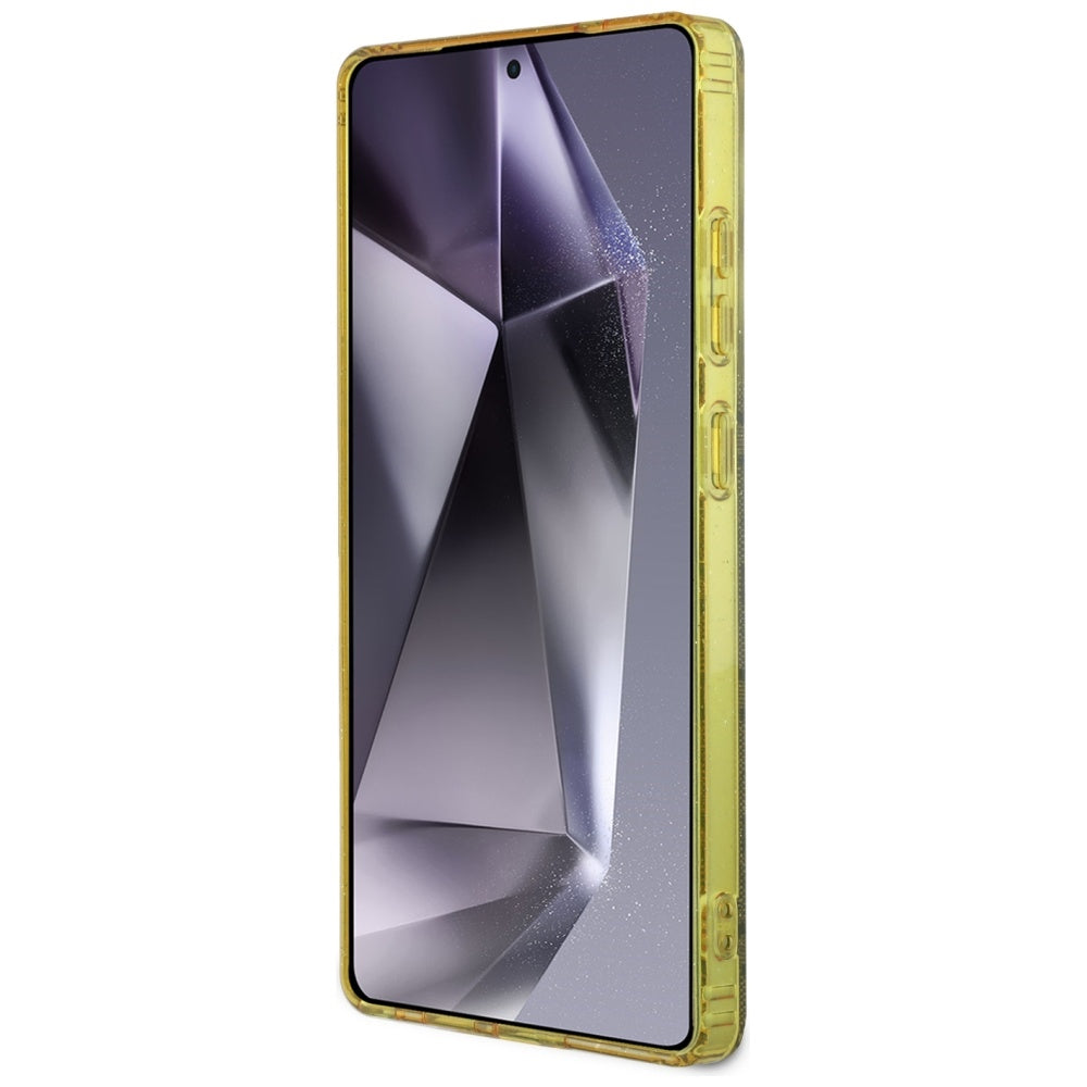Futrola MagSafe za Samsung Galaxy S25 Ultra S938, Guess, IML Glitter 4G Circle Triangle, Smeđa