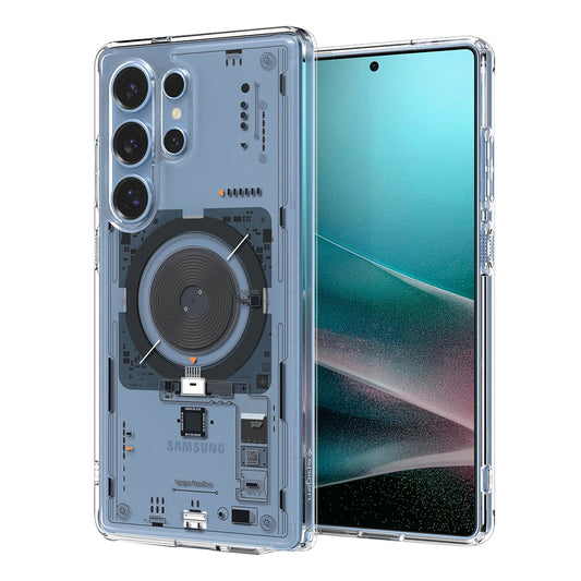 Futrola MagSafe za Samsung Galaxy S25 Ultra S938, Spigen, Ultra Hybrid Neo One, Prozirna