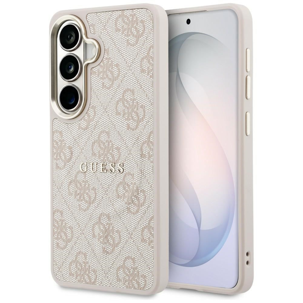 MagSafe maska za Samsung Galaxy S26 Plus S947, Guess, 4G Embossed Ring, Roza