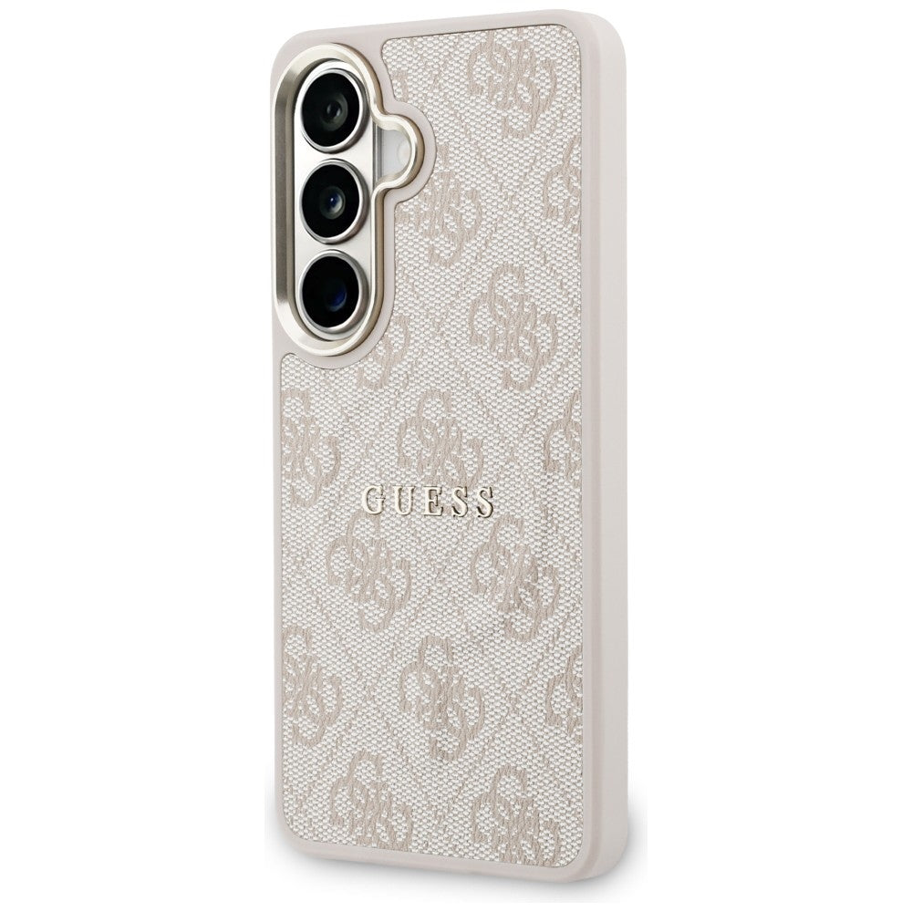 MagSafe maska za Samsung Galaxy S26 Plus S947, Guess, 4G Embossed Ring, Roza