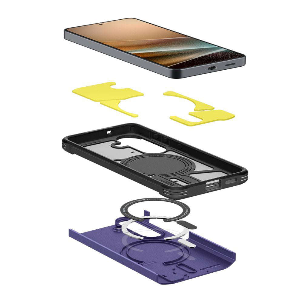 Futrola MagSafe za Samsung Galaxy S26 Plus S947, Spigen, Tough Armor, Ljubičasta ACS11215