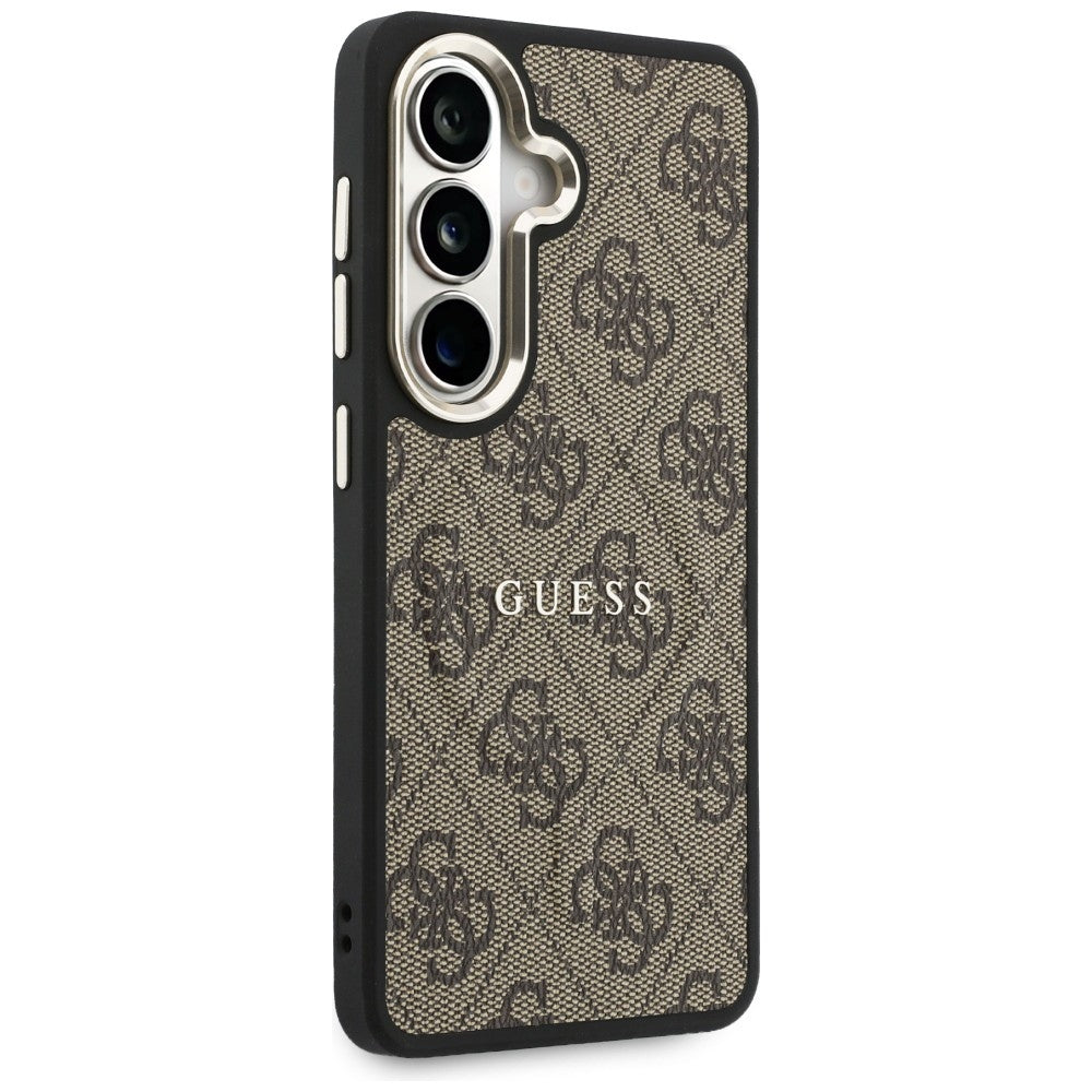 MagSafe futrola za Samsung Galaxy S26 S942, Guess, 4G Embossed Ring, smeđa