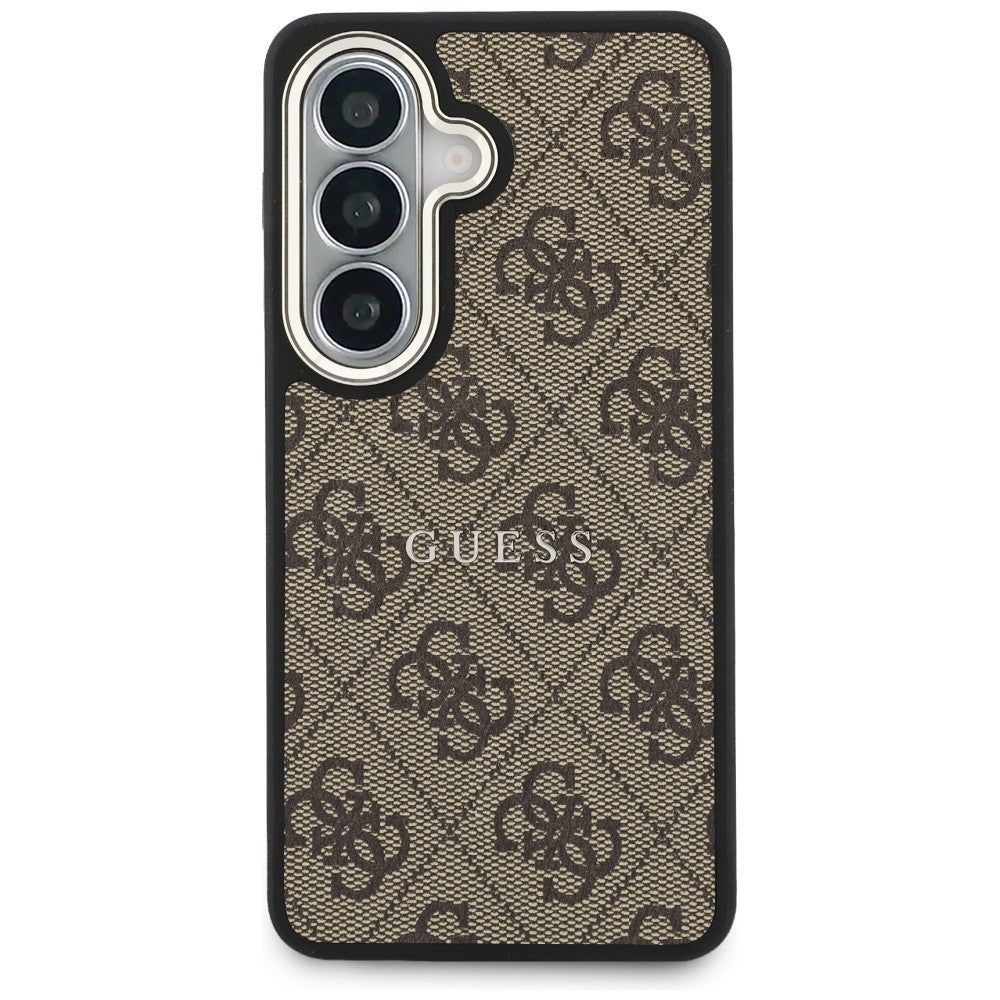 MagSafe futrola za Samsung Galaxy S26 S942, Guess, 4G Embossed Ring, smeđa