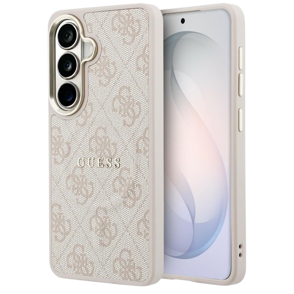 MagSafe futrola za Samsung Galaxy S26 S942, Guess, 4G Embossed Ring, Roza