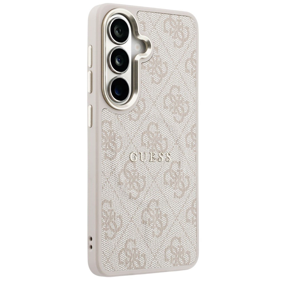 MagSafe futrola za Samsung Galaxy S26 S942, Guess, 4G Embossed Ring, Roza