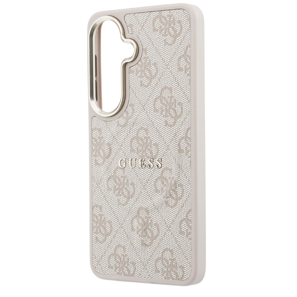 MagSafe futrola za Samsung Galaxy S26 S942, Guess, 4G Embossed Ring, Roza