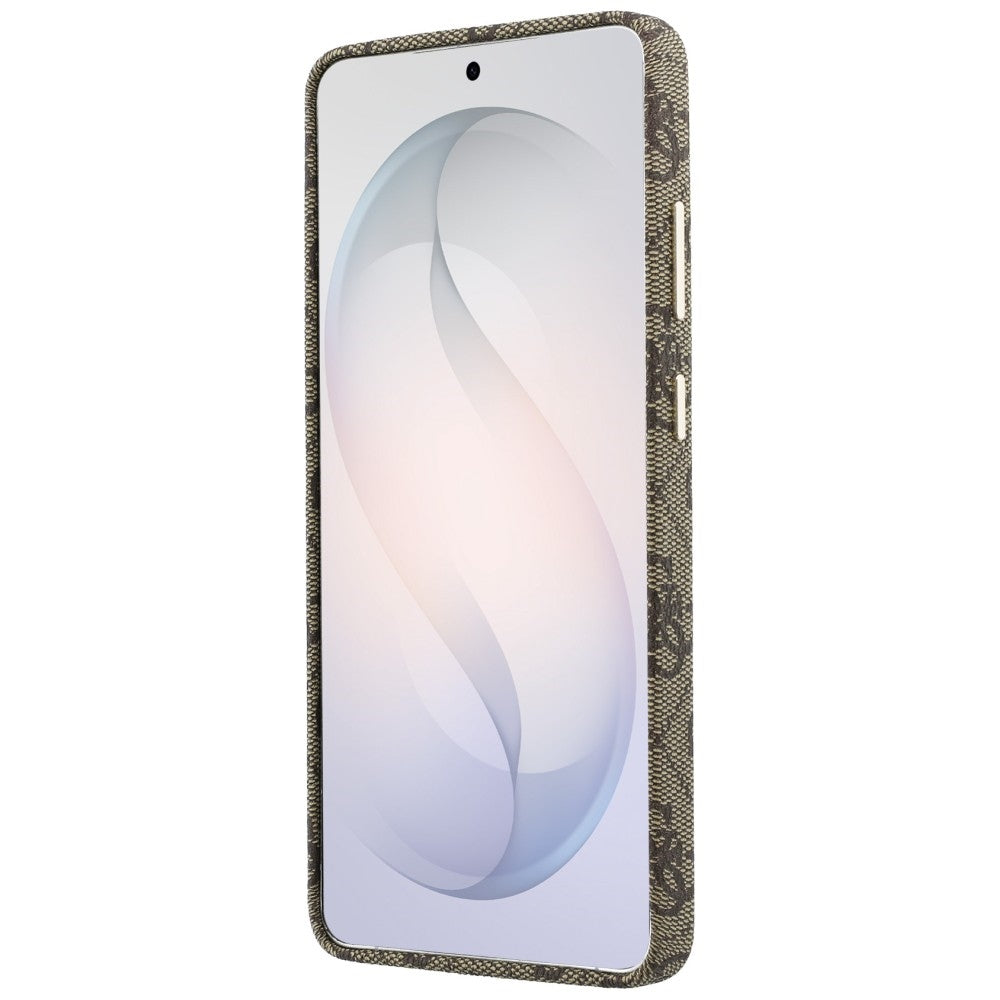 Futrola MagSafe za Samsung Galaxy S26 S942, Guess, 4G Script Logo, Smeđa