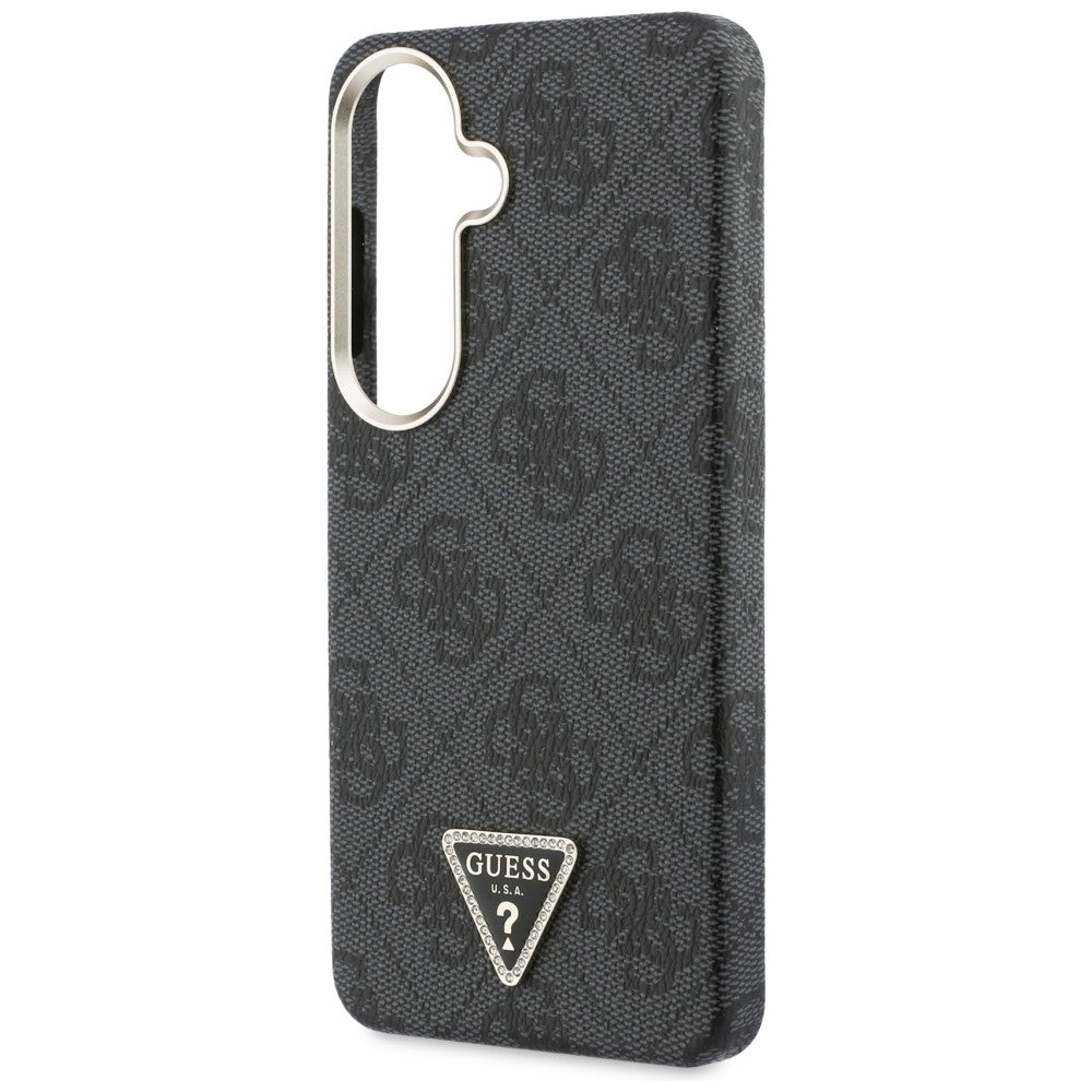 MagSafe futrola za Samsung Galaxy S26 S942, Guess, 4G Triangle Logo, Crna