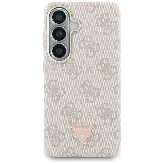 MagSafe futrola za Samsung Galaxy S26 S942, Guess, 4G Triangle Logo, Roza
