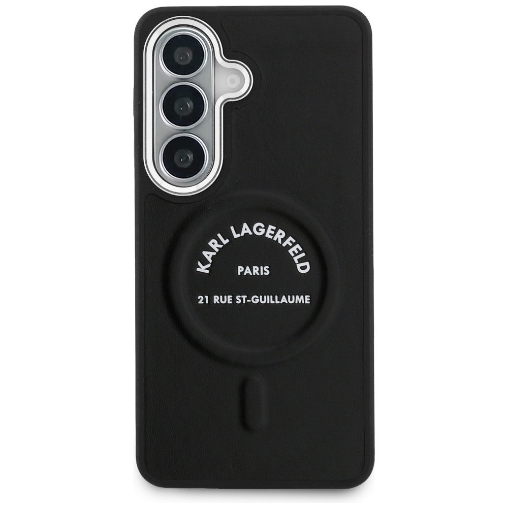 Futrola MagSafe za Samsung Galaxy S26 S942, Karl Lagerfeld, Karl RSG Logo, Crna
