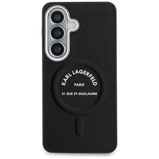 Futrola MagSafe za Samsung Galaxy S26 S942, Karl Lagerfeld, Karl RSG Logo, Crna