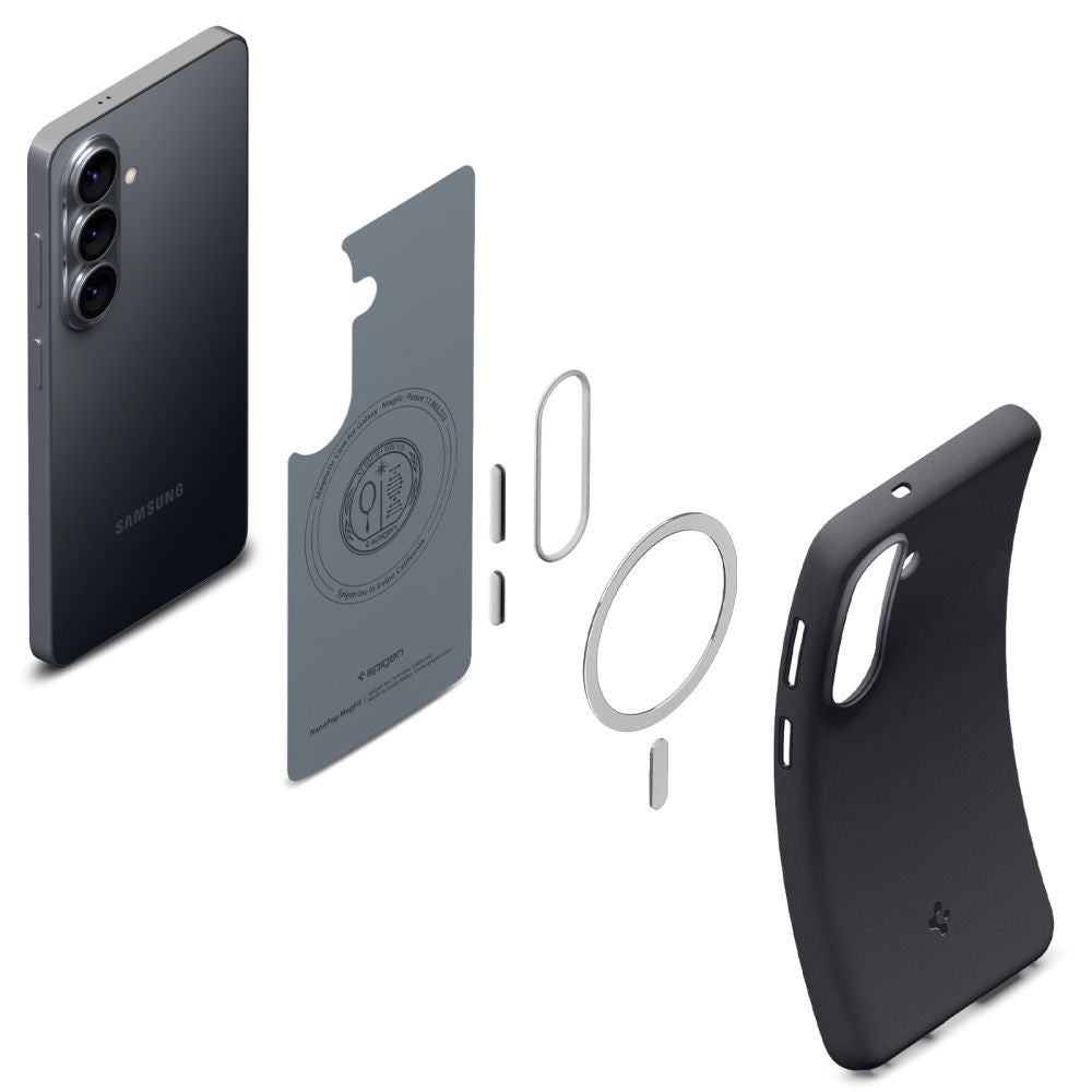 Futrola MagSafe za Samsung Galaxy S26 S942, Spigen, Caseology Nano Pop, Crna ACS11066