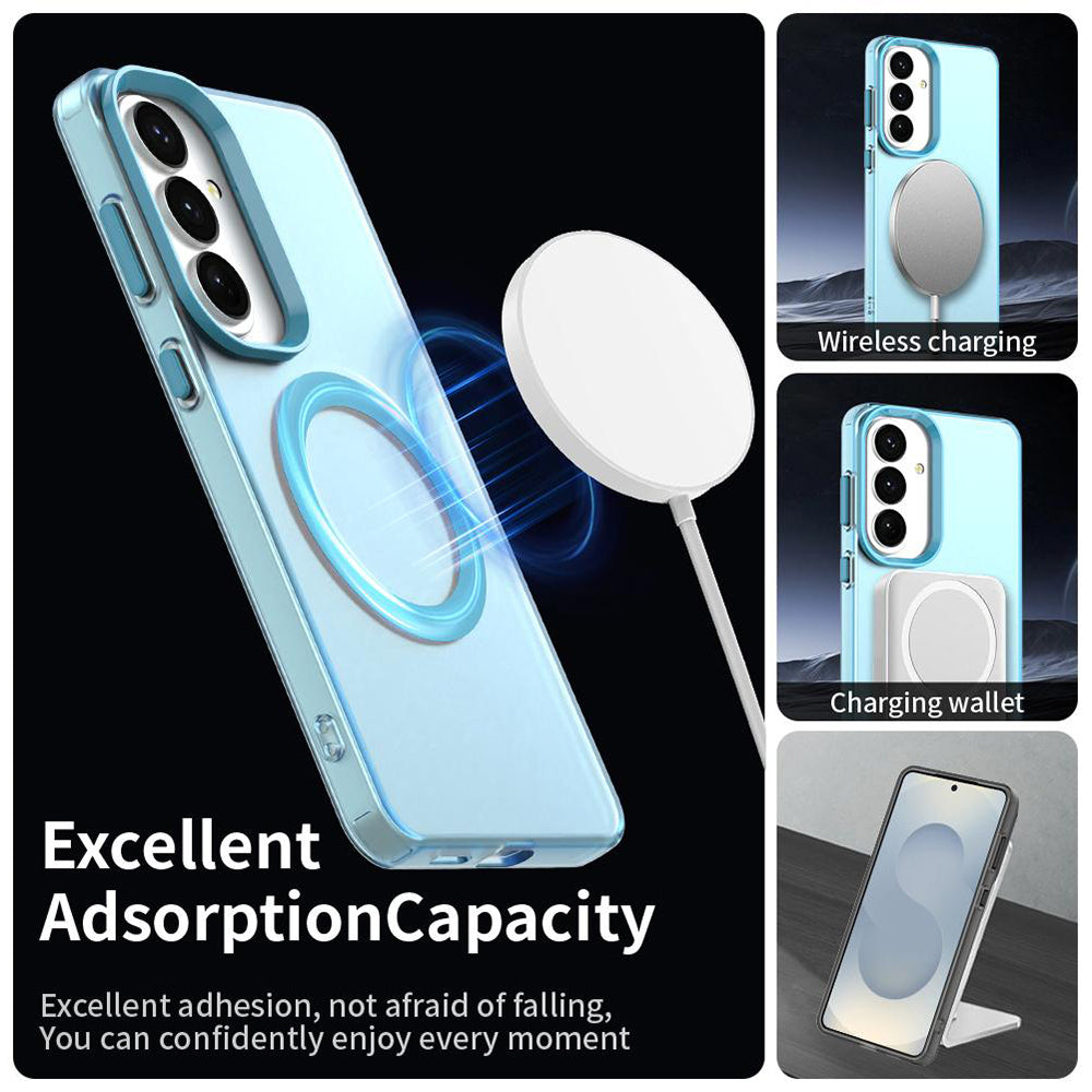 Futrola MagSafe za Samsung Galaxy S26 S942, Techsuit, CandyCase, Plava