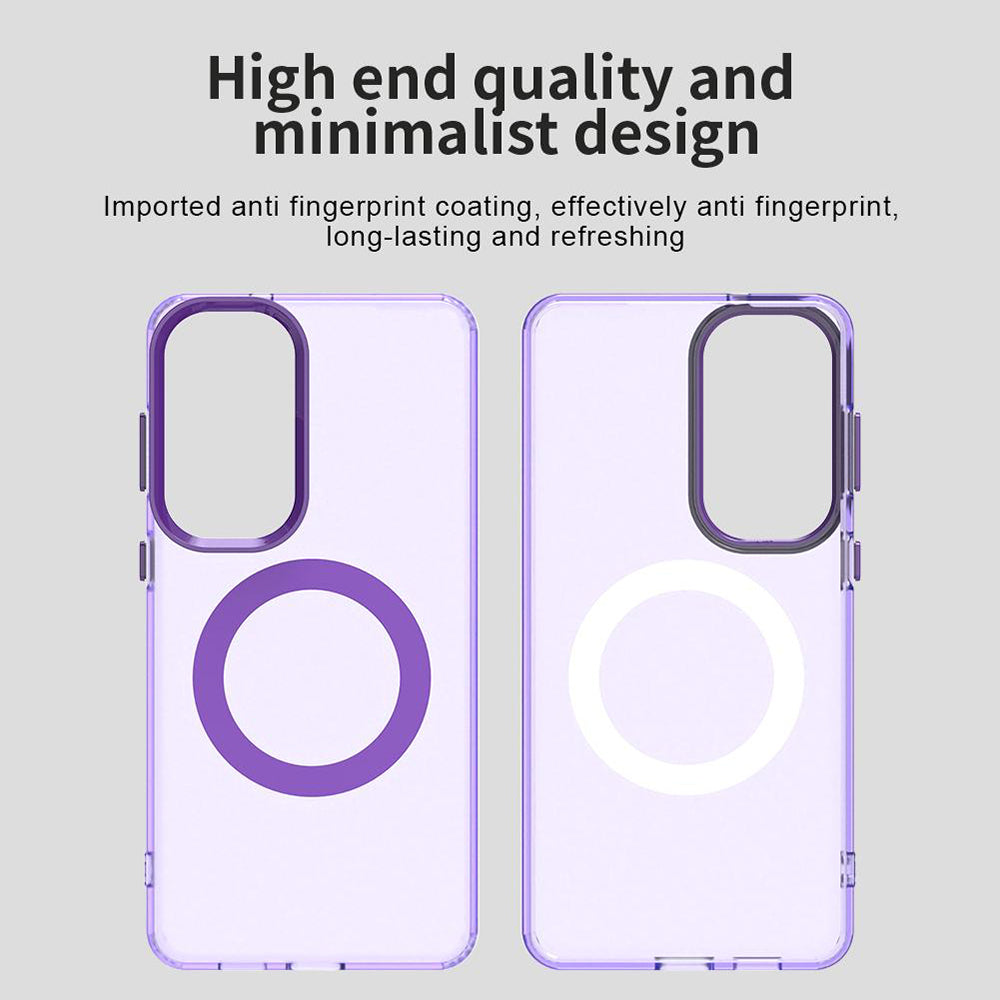 Futrola MagSafe za Samsung Galaxy S26 S942, Techsuit, CandyCase, Ljubičasta