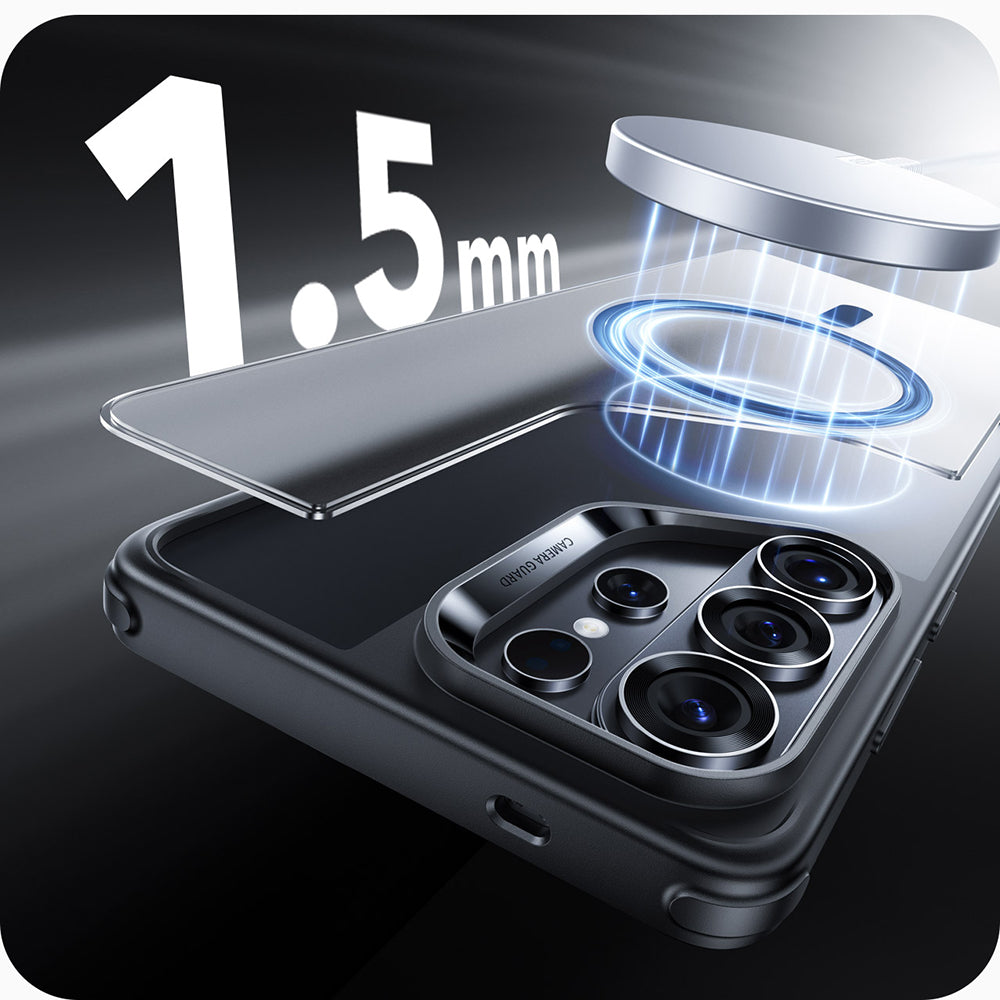 Futrola MagSafe za Samsung Galaxy S26 Ultra S948, ESR, Classic Hybrid, Satinirano Crna