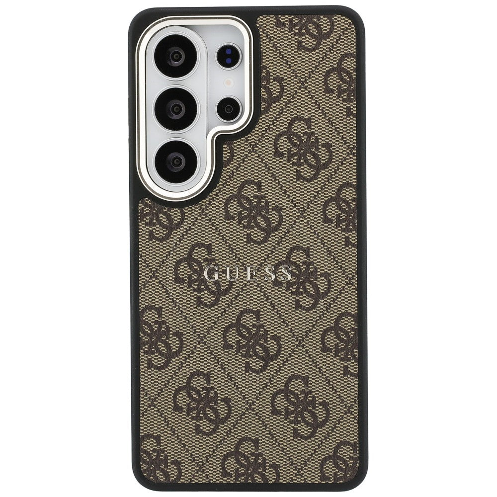 MagSafe futrola za Samsung Galaxy S26 Ultra S948, Guess, 4G Embossed Ring, smeđa