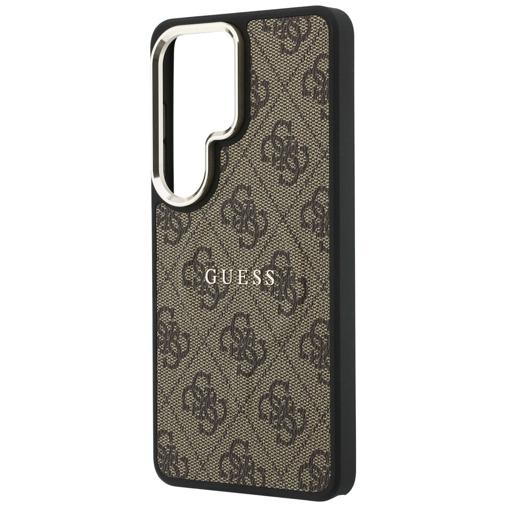 MagSafe futrola za Samsung Galaxy S26 Ultra S948, Guess, 4G Embossed Ring, smeđa