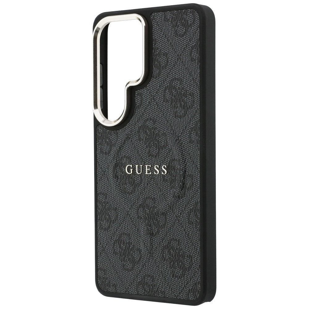MagSafe futrola za Samsung Galaxy S26 Ultra S948, Guess, 4G Embossed Ring, Crna
