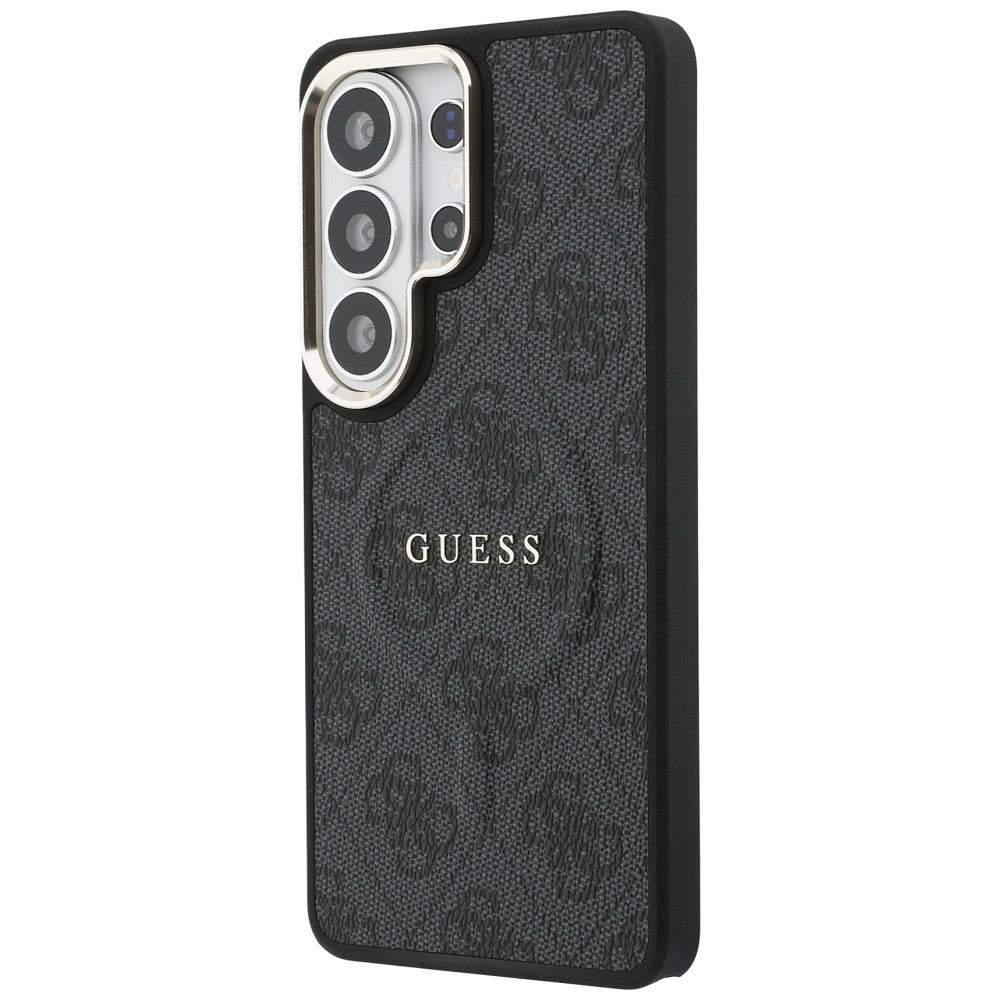 MagSafe futrola za Samsung Galaxy S26 Ultra S948, Guess, 4G Embossed Ring, Crna