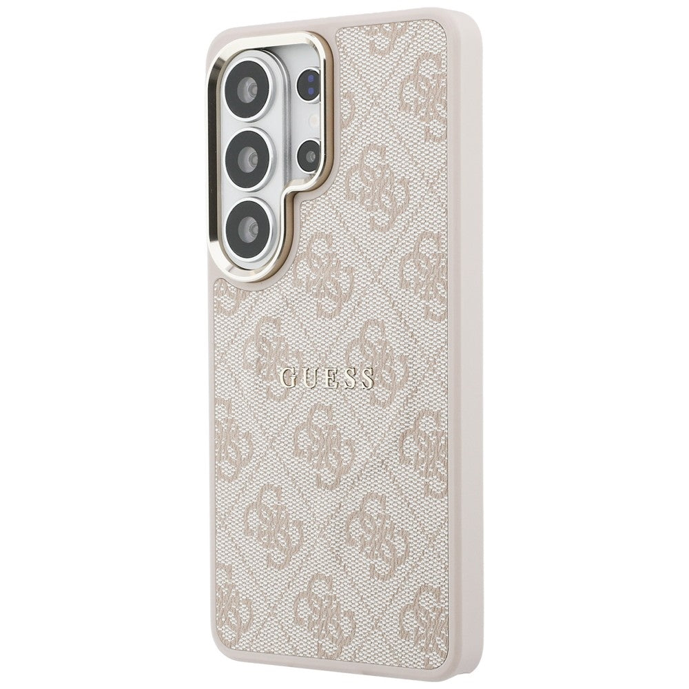 MagSafe futrola za Samsung Galaxy S26 Ultra S948, Guess, 4G Embossed Ring, Roza