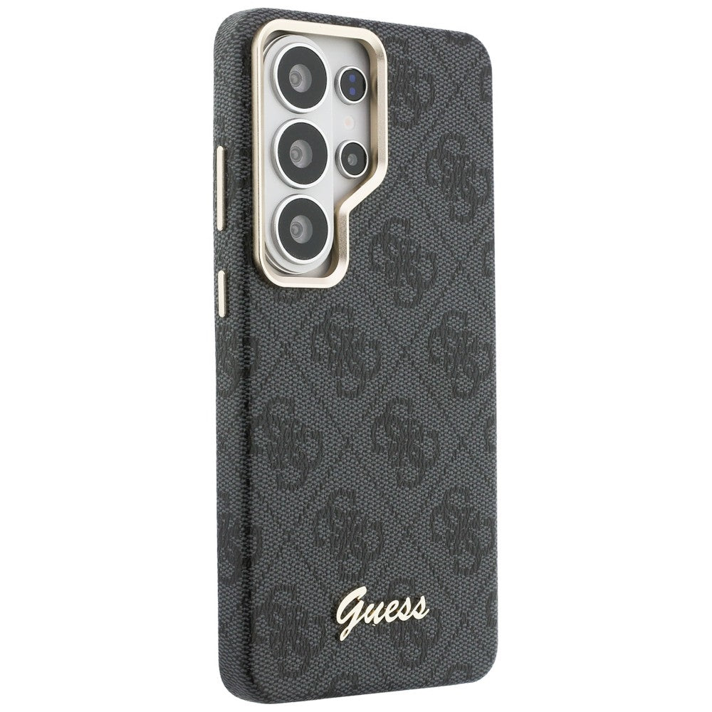 MagSafe futrola za Samsung Galaxy S26 Ultra S948, Guess, 4G Script Logo, Crna