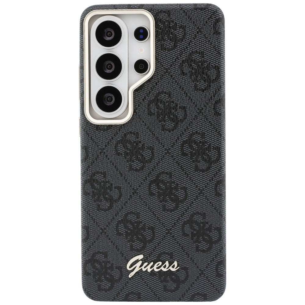 MagSafe futrola za Samsung Galaxy S26 Ultra S948, Guess, 4G Script Logo, Crna
