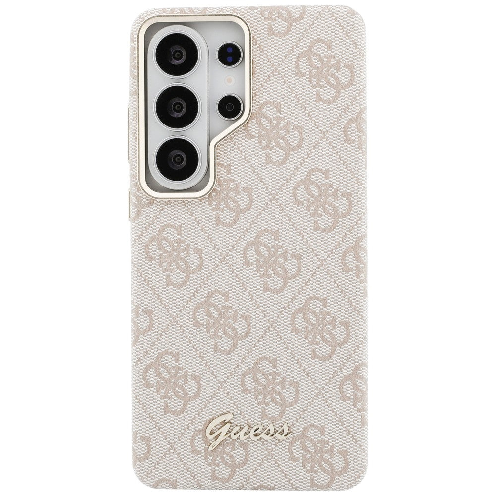 MagSafe futrola za Samsung Galaxy S26 Ultra S948, Guess, 4G Script Logo, Roza