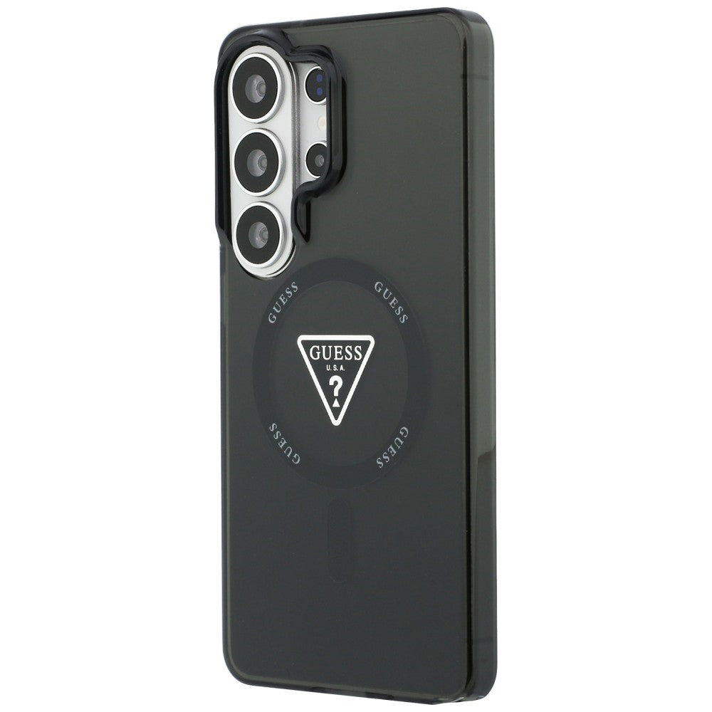 MagSafe futrola za Samsung Galaxy S26 Ultra S948, Guess, IML Gradient Triangle Logo, Crna