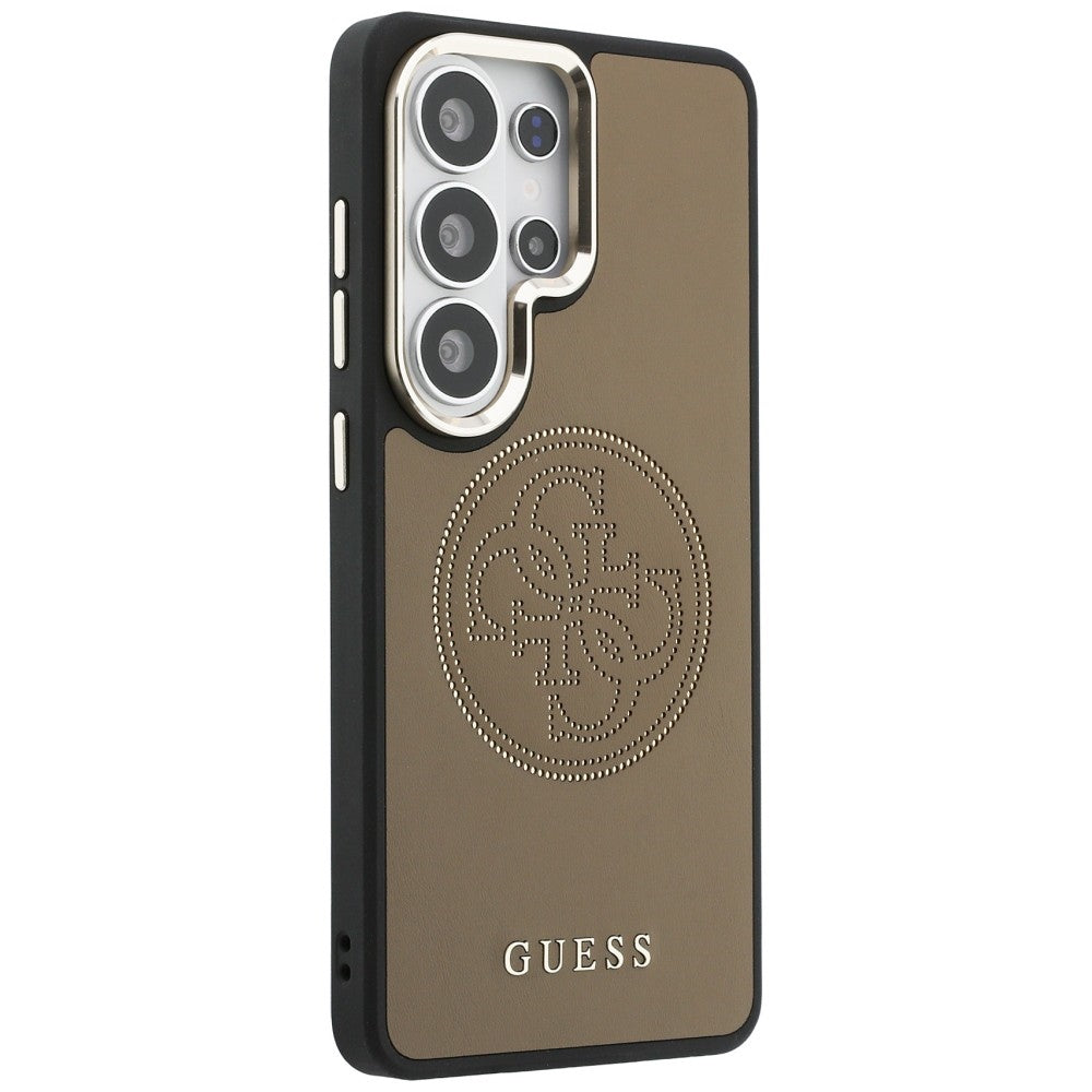 Futrola MagSafe za Samsung Galaxy S26 Ultra S948, Guess, Perforated Logo, Smeđa