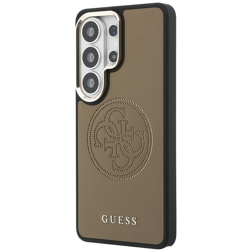 Futrola MagSafe za Samsung Galaxy S26 Ultra S948, Guess, Perforated Logo, Smeđa