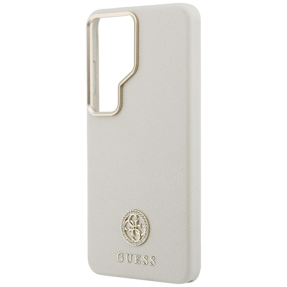 MagSafe futrola za Samsung Galaxy S26 Ultra S948, Guess, Rhinestone Round Logo, Bež