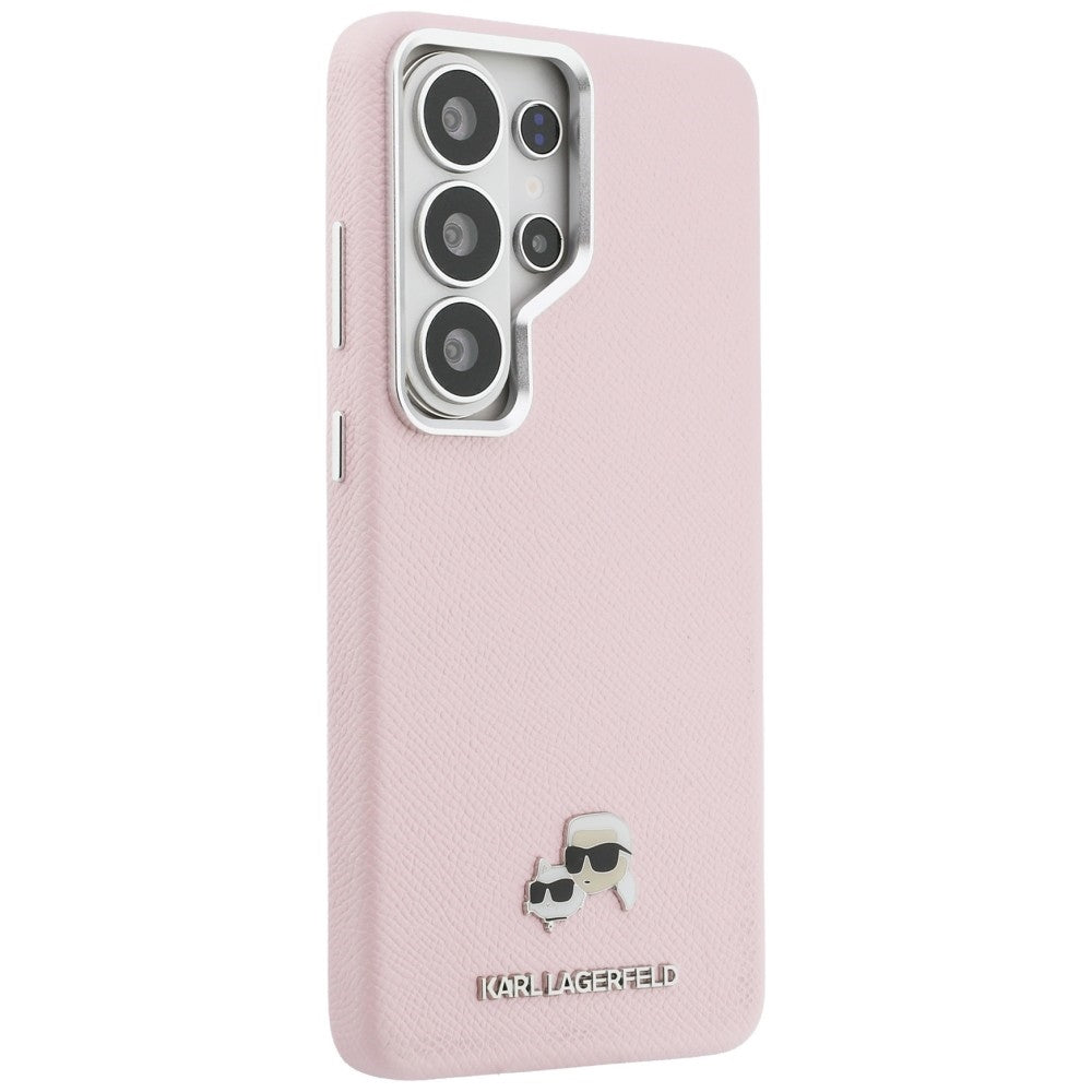 Futrola MagSafe za Samsung Galaxy S26 Ultra S948, Karl Lagerfeld, Karl & Choupette Head's Pin, Roza