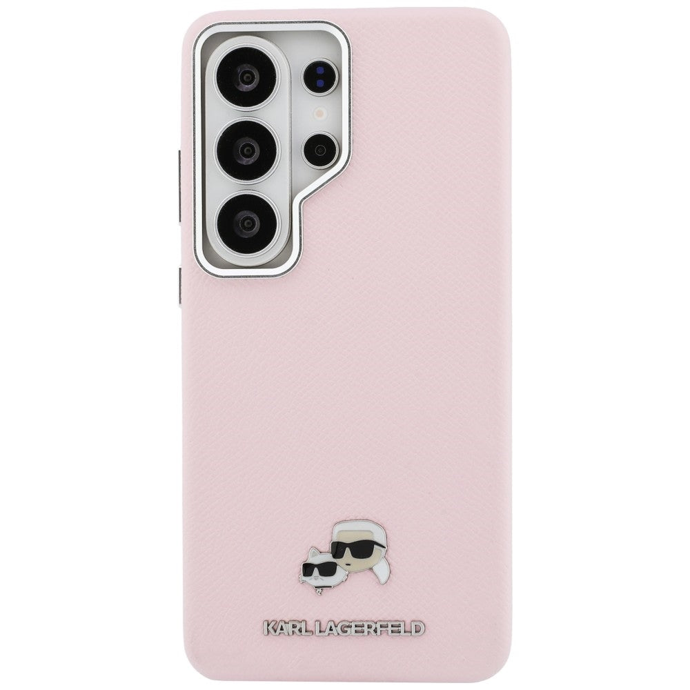 Futrola MagSafe za Samsung Galaxy S26 Ultra S948, Karl Lagerfeld, Karl & Choupette Head's Pin, Roza