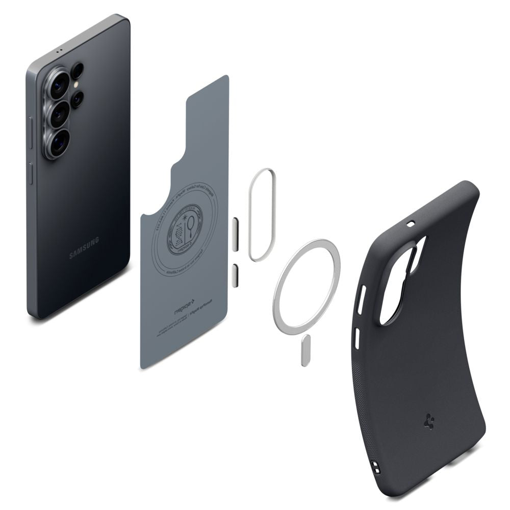 MagSafe futrola za Samsung Galaxy S26 Ultra S948, Spigen, Caseology Nano Pop, Crna