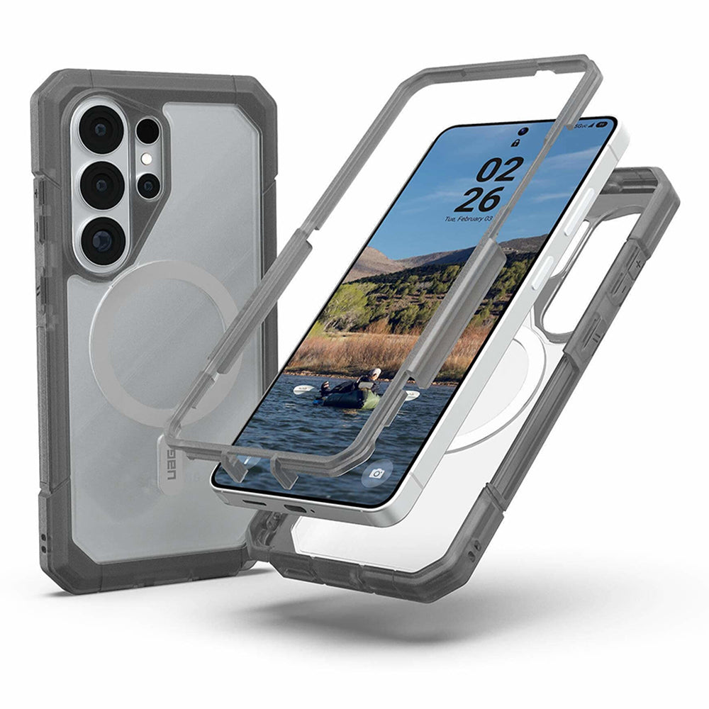 MagSafe maska za Samsung Galaxy S26 Ultra S948, Urban Armor Gear, Trooper, Prozirna Siva