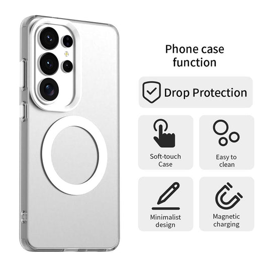 Futrola MagSafe za Samsung Galaxy S26 Ultra, Techsuit, CandyCase, Bijela