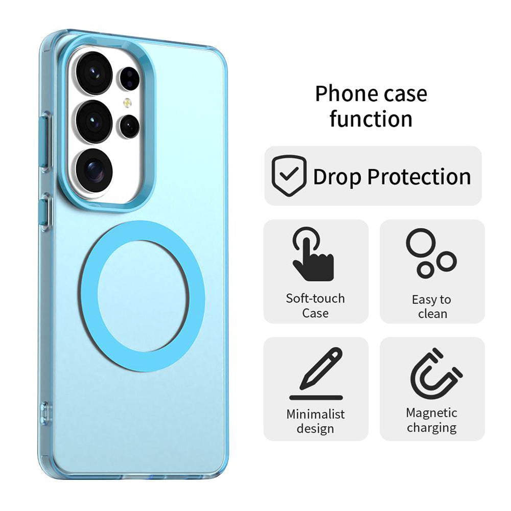 Futrola MagSafe za Samsung Galaxy S26 Ultra S948, Techsuit, CandyCase, Plava
