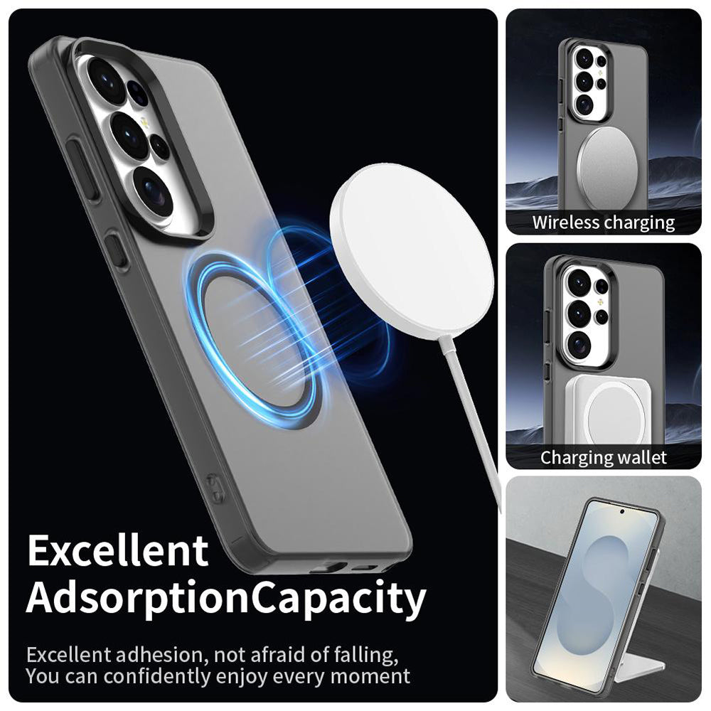 Futrola MagSafe za Samsung Galaxy S26 Ultra S948, Techsuit, CandyCase, Crna