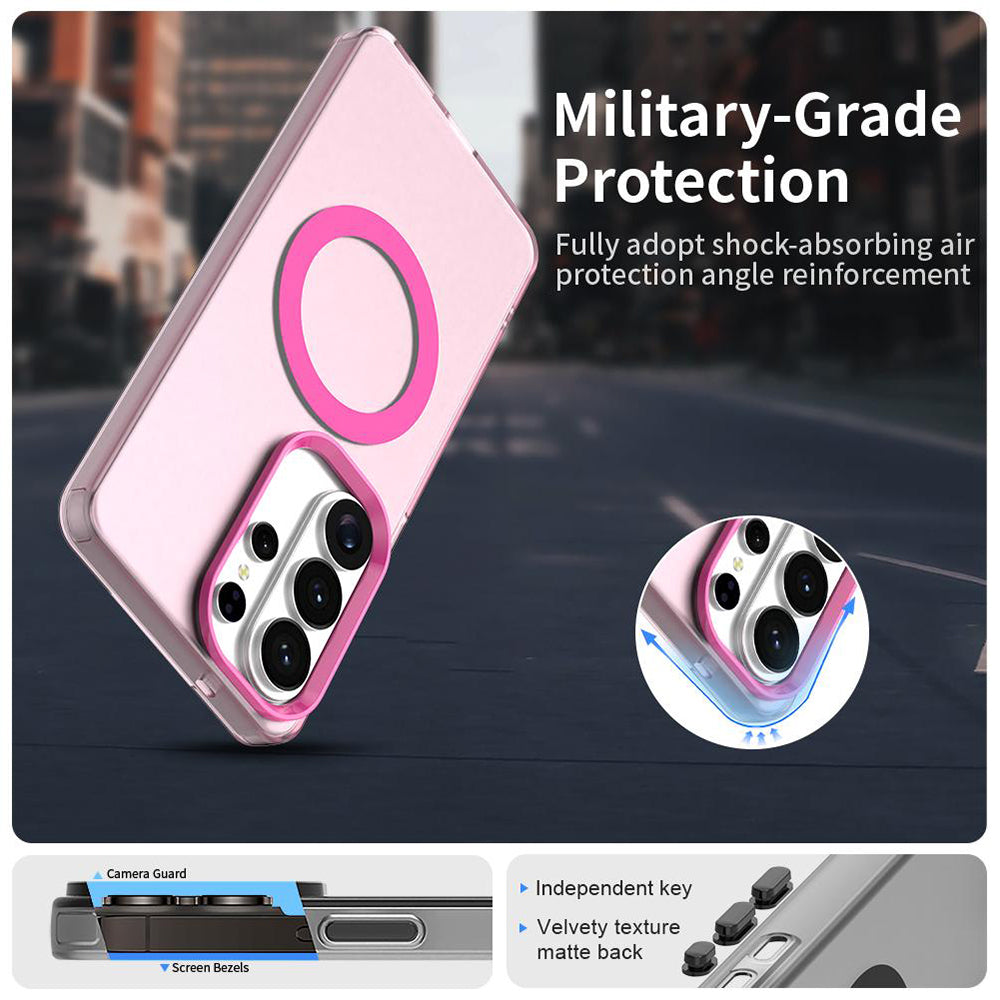 Futrola MagSafe za Samsung Galaxy S26 Ultra S948, Techsuit, CandyCase, Roza