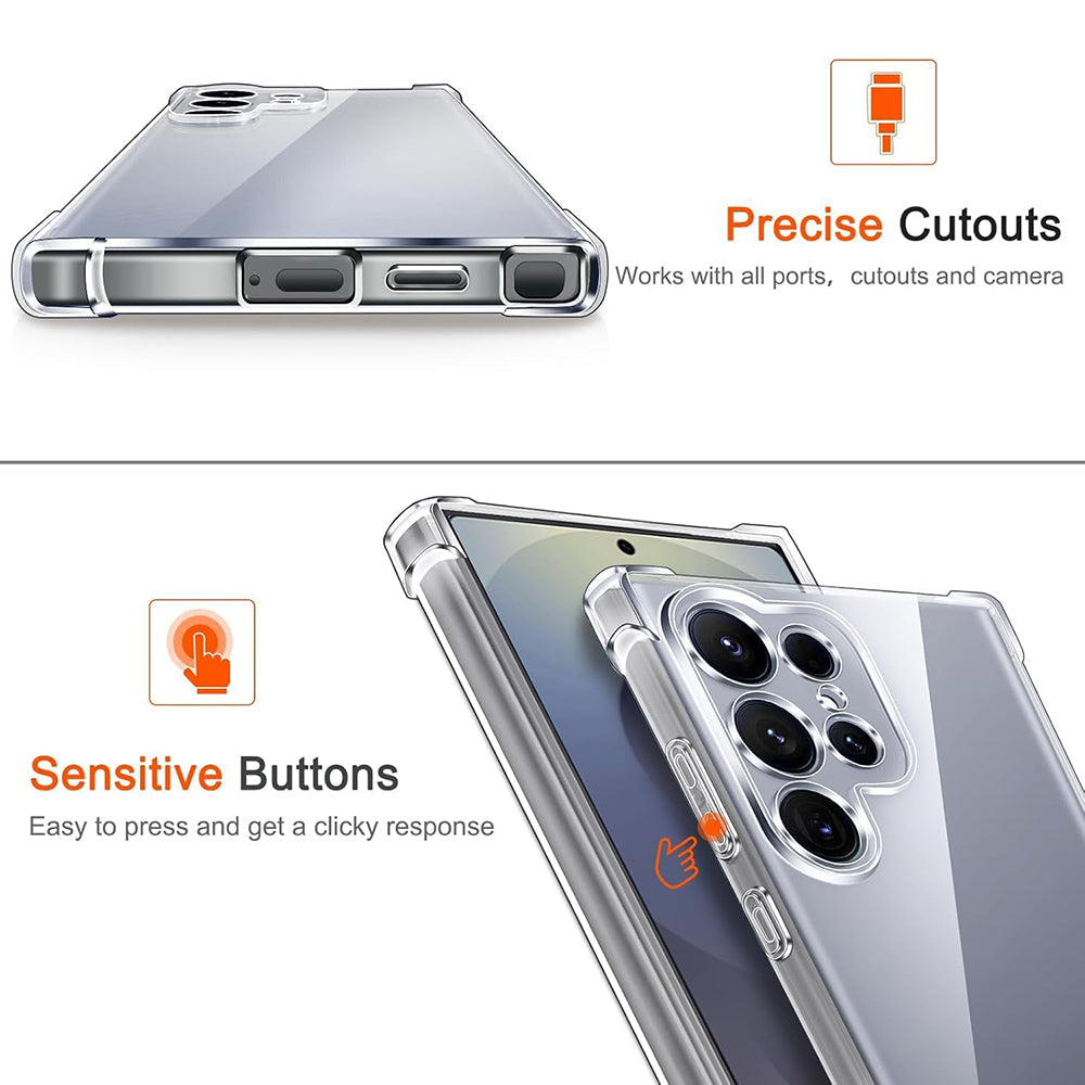 Futrola MagSafe za Samsung Galaxy S26 Ultra S948, Techsuit, Otporna na udarce, Prozirna