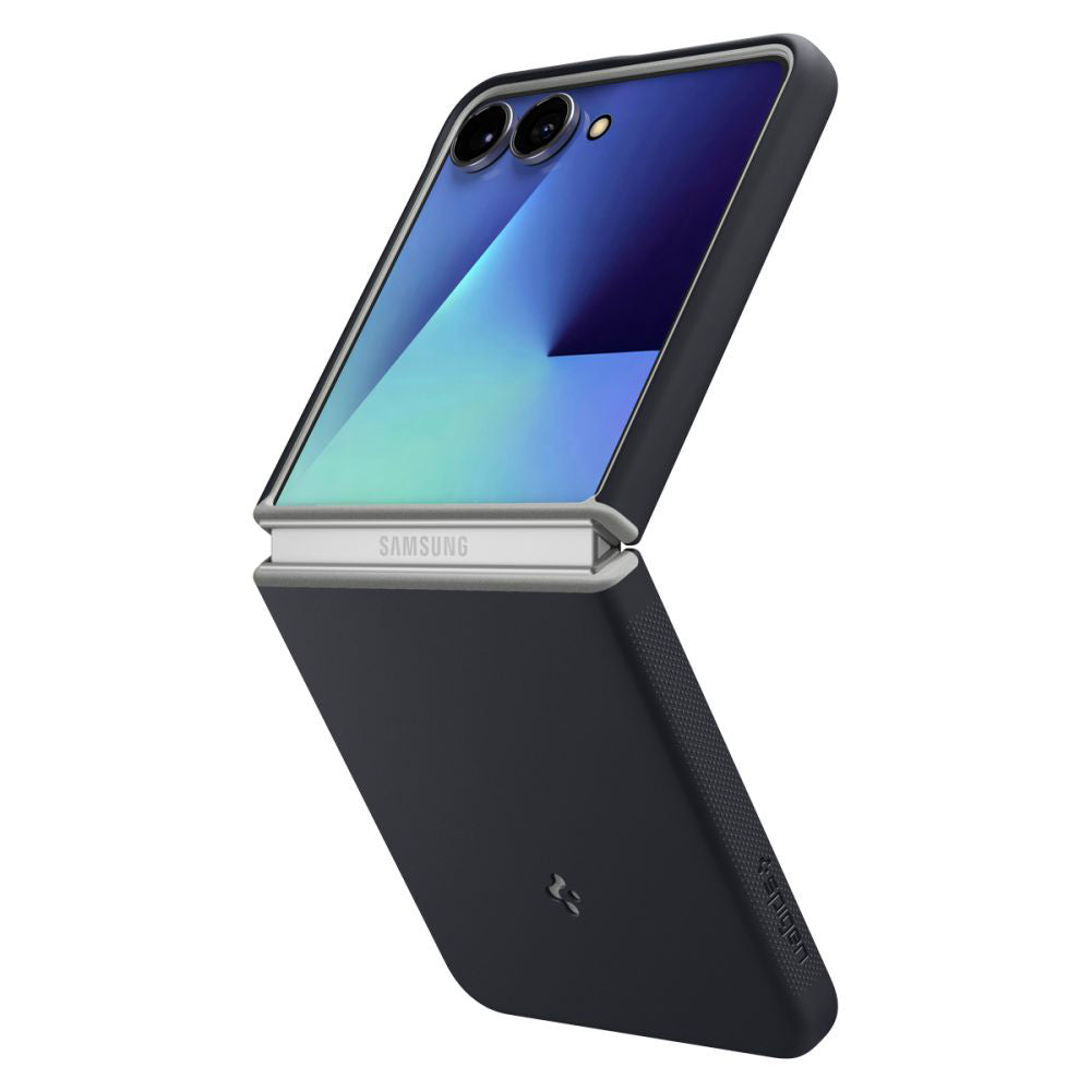 Husa MagSafe za Samsung Galaxy Z Flip7 F766, Spigen, Caseology Nano Pop, Crna ACS11158