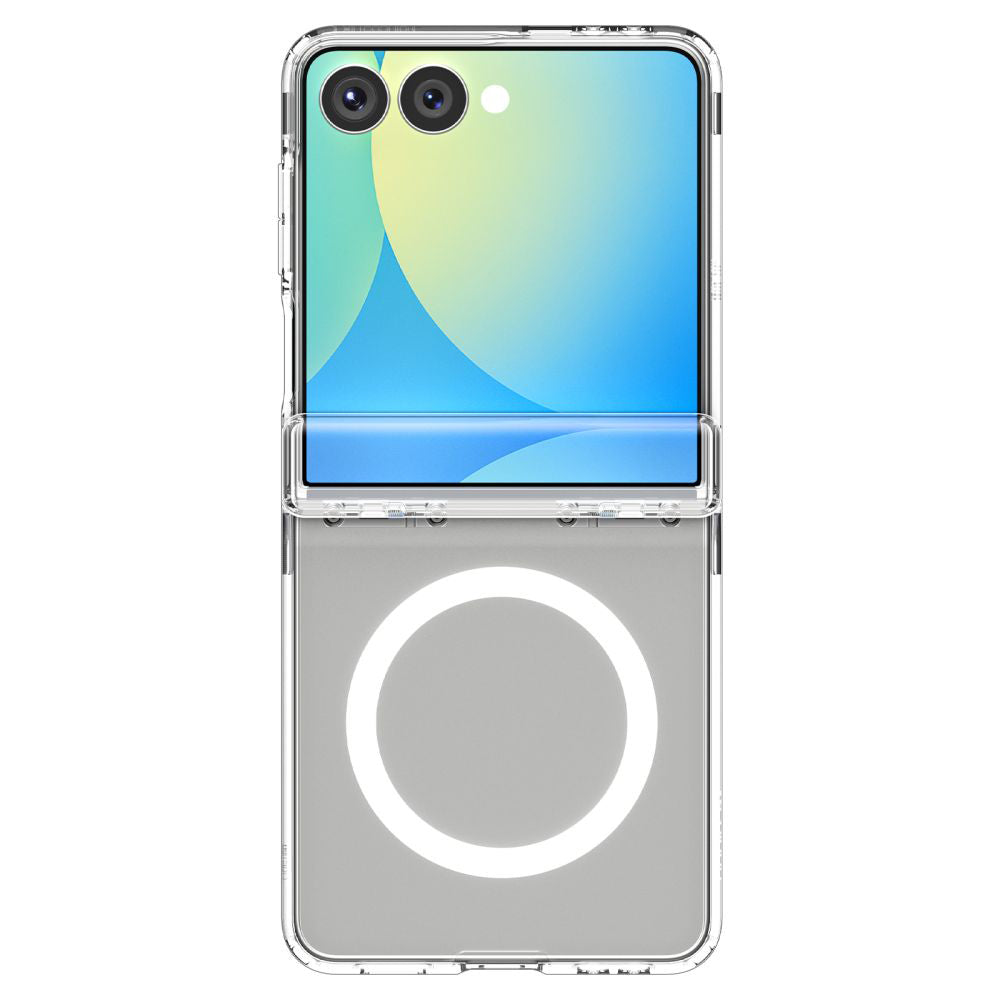 Futrola MagSafe za Samsung Galaxy Z Flip7 F766, Spigen, Ultra Hybrid Pro, Prozirna ACS09559