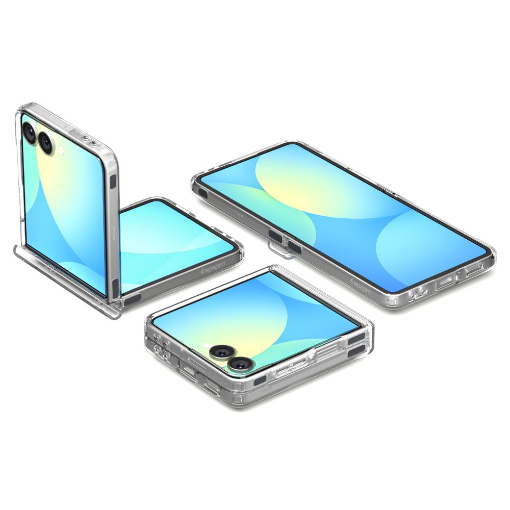 Futrola MagSafe za Samsung Galaxy Z Flip7 F766, Spigen, Ultra Hybrid Pro, Prozirna ACS09559