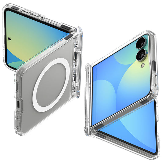 MagSafe futrola za Samsung Galaxy Z Flip8 F776, Spigen, Ultra Hybrid Pro, Prozirna Bijela ACS11524
