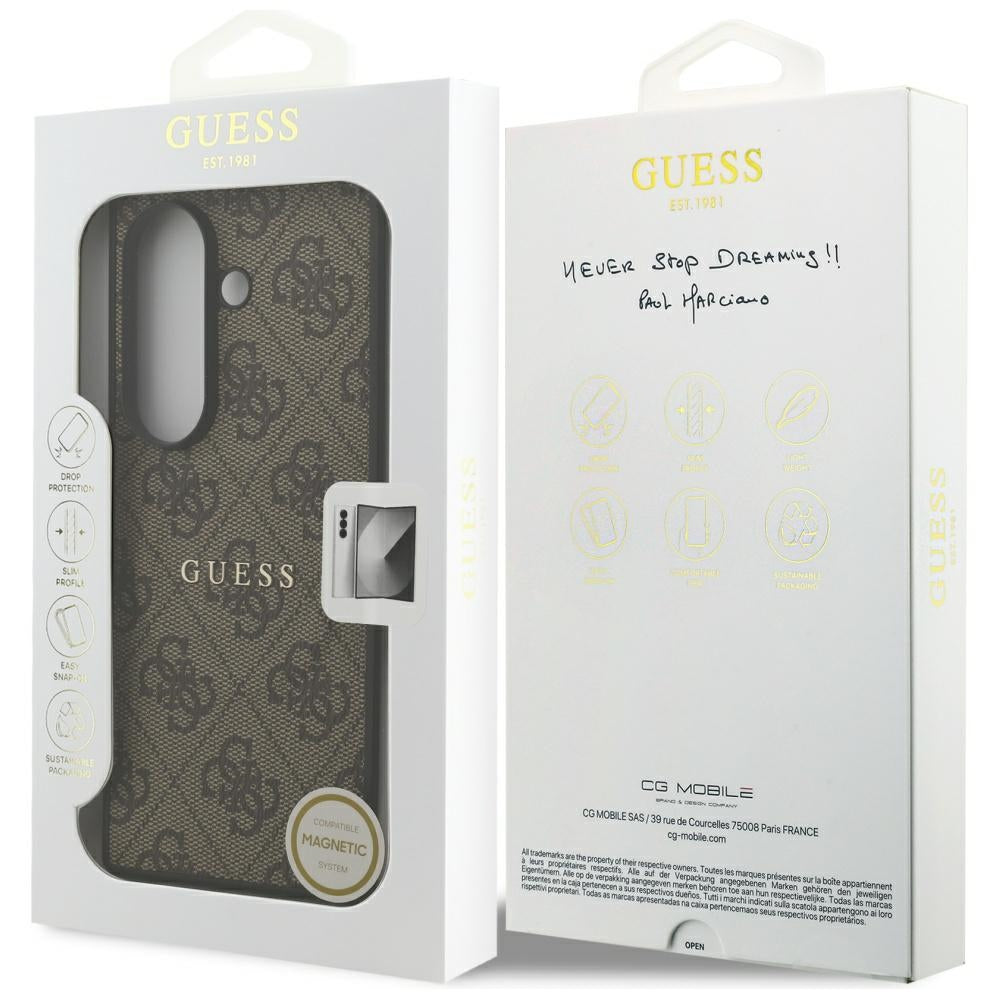 MagSafe futrola za Samsung Galaxy Z Fold7 F966, Guess, 4G Classic, Smeđa