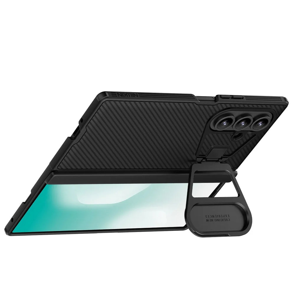 MagSafe futrola za Samsung Galaxy Z Fold7 F966, Nillkin, CamShield Prop s metalnim poklopcem za objektiv, Crna